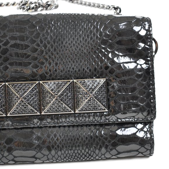 Michael Kors Python-Embossed Clutch Bag - Picture 6 of 6